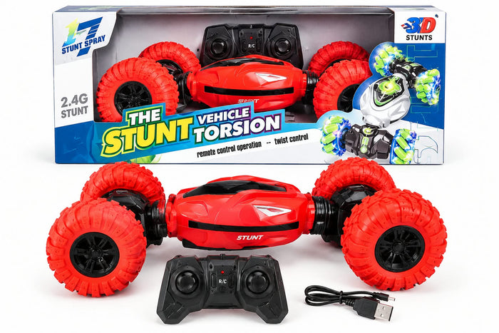 RC Stunt Car – 360° Rotating Remote Control Stunt Car