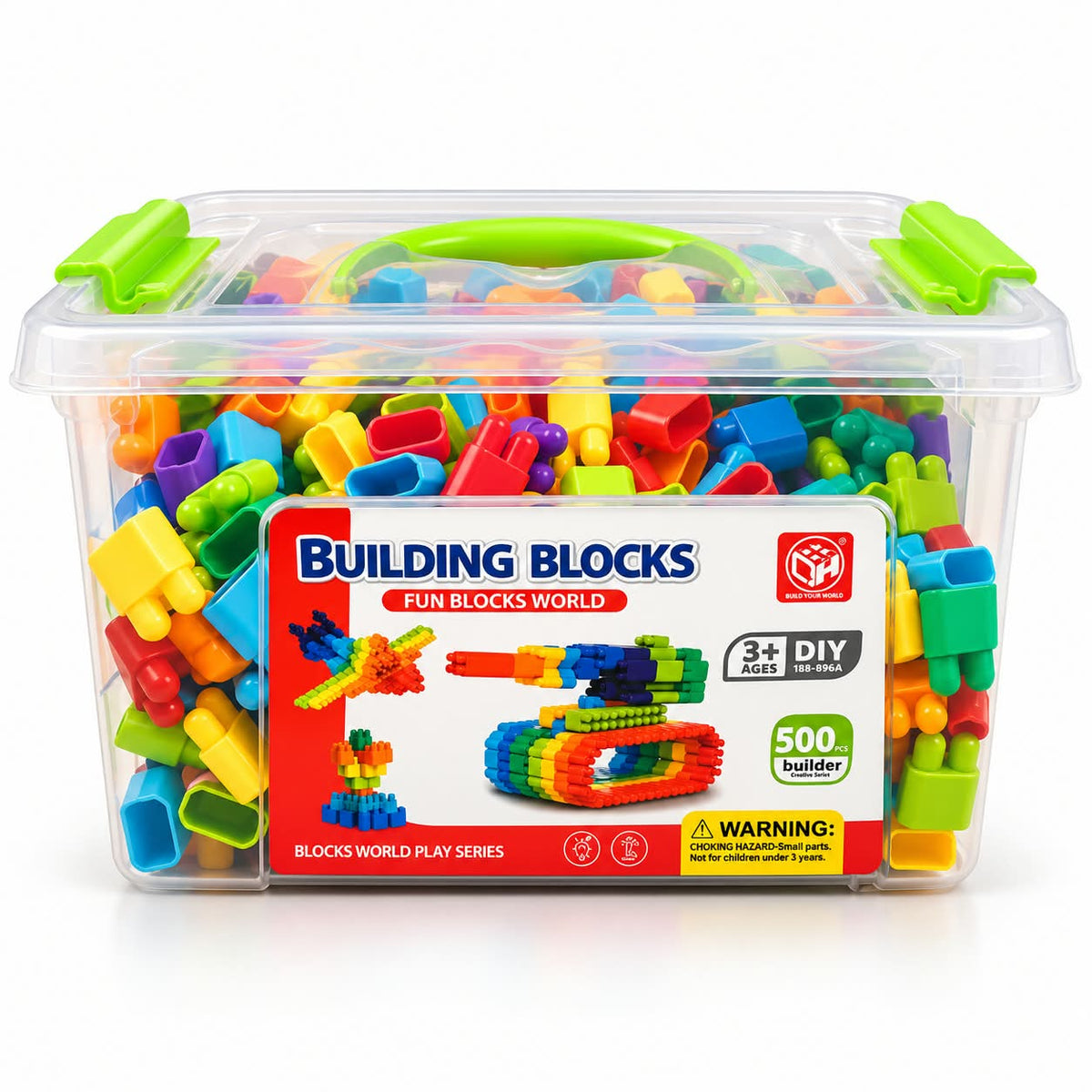 500 Pcs Building Blocks Set – Creative Learning