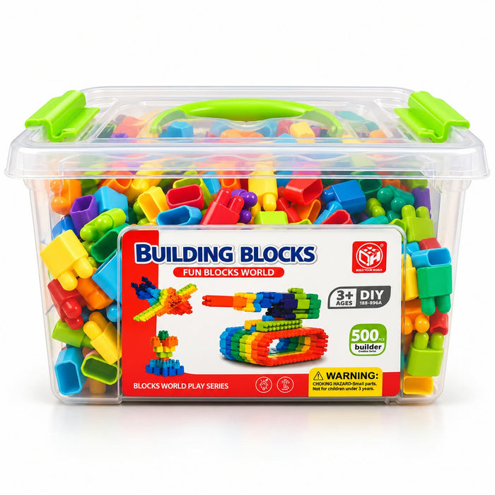 500 Pcs Building Blocks Set – Creative Learning