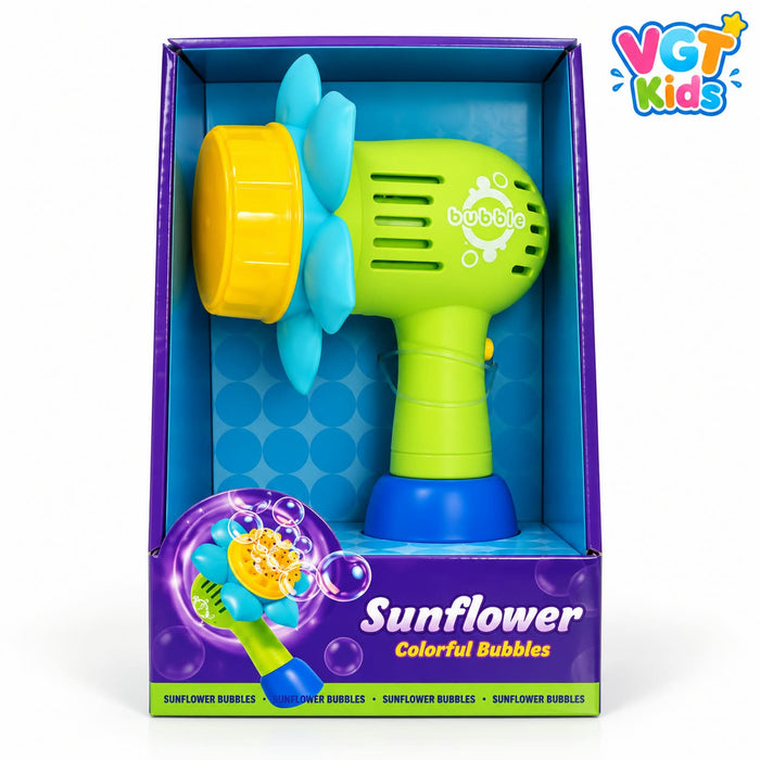 Sunflower Bubble Colorful Automatic Bubble Blower