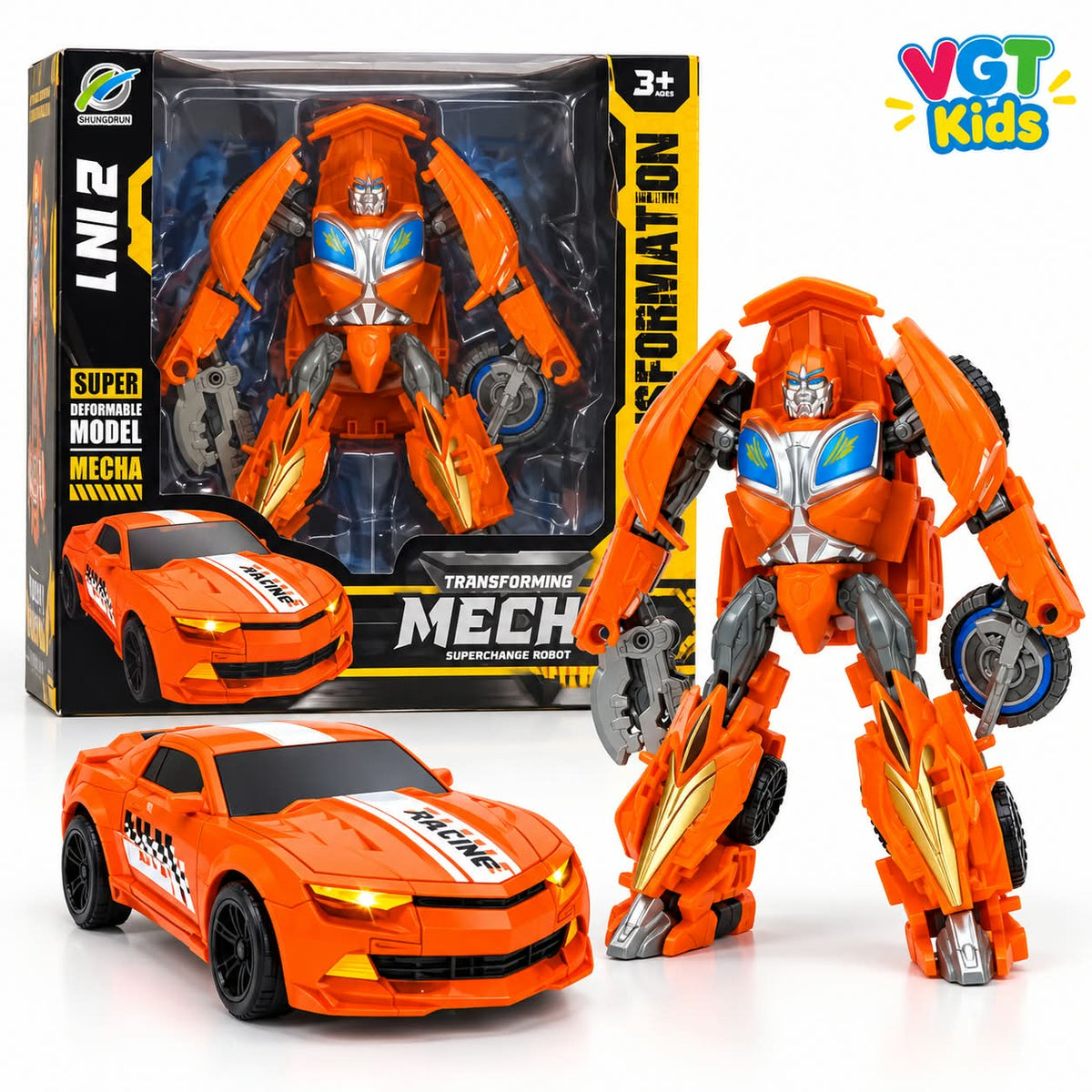 Transforming Robot Car 2-in-1 Mecha Robot