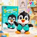 Swinging Penguin– Walking, Music & Colorful Lights