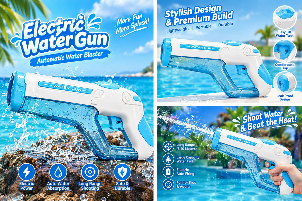 Electric Automatic Water Gun – Rechargeable