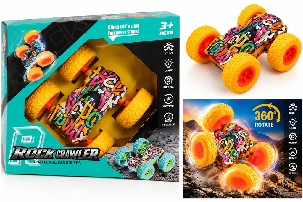 Rock Crawler Stunt Car 360° Rotating Off-Road