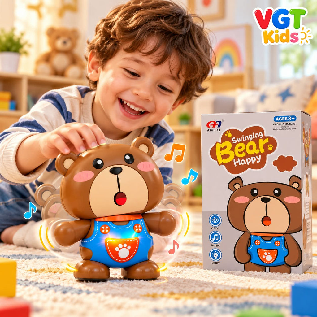 Swinging Bear Music, Light & Dancing Bear Toy