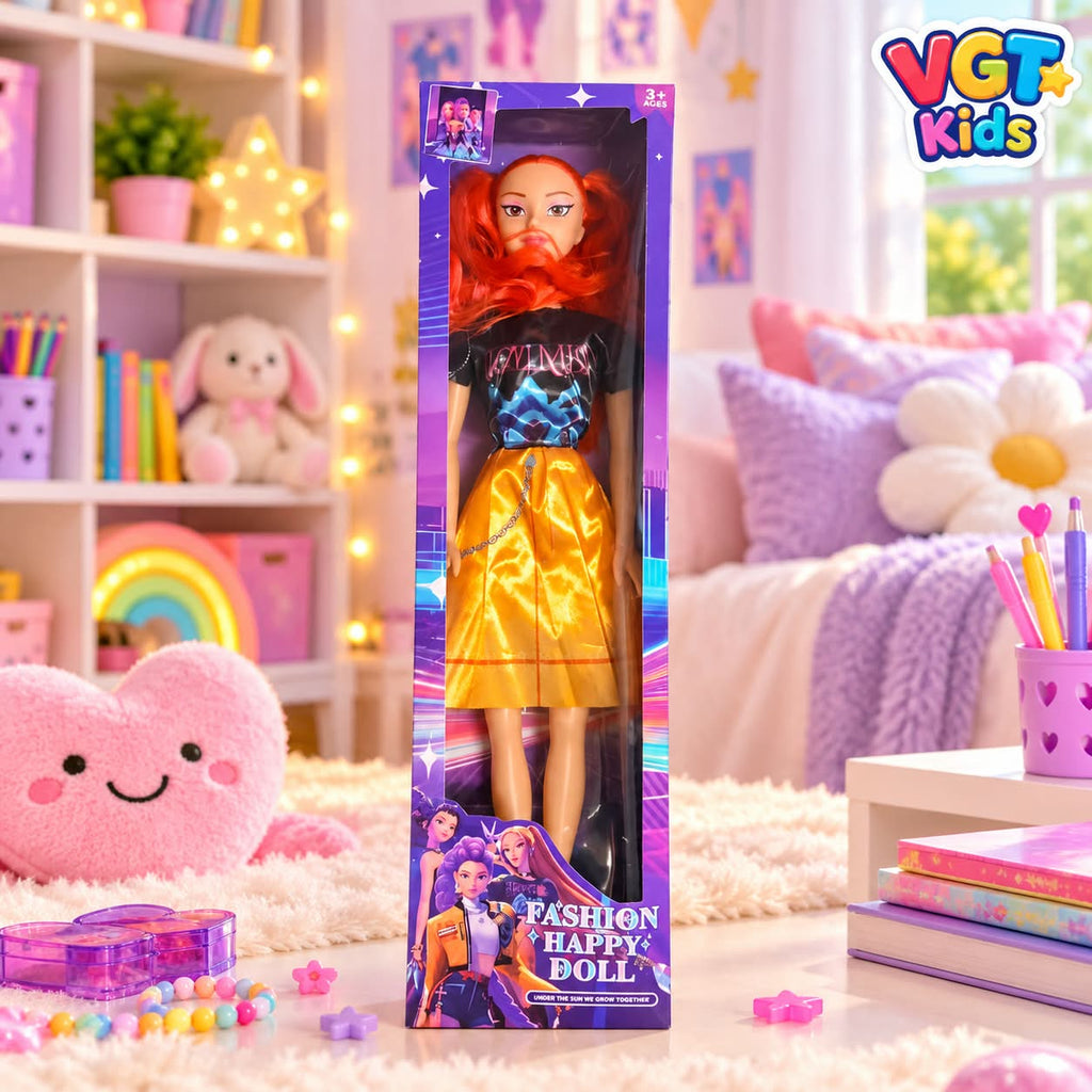22-Inch Fashion Doll-Stylish Outfit Pretend Play Doll