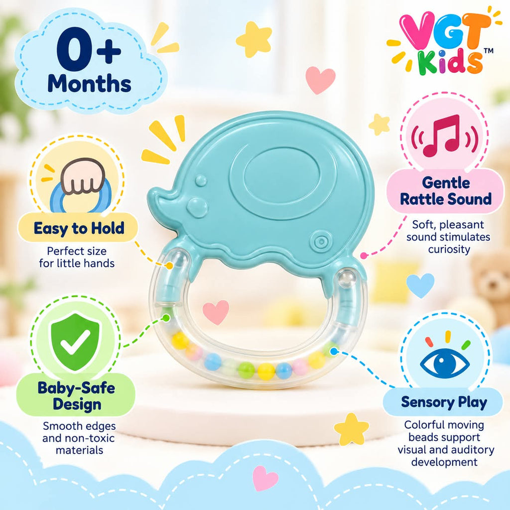 Baby Rattle Toy for Newborns