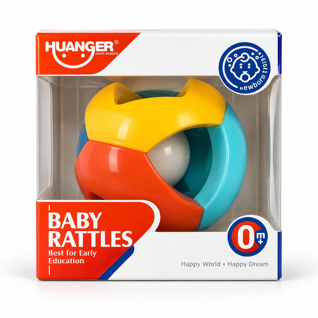 Colorful Baby Rattle - Easy Grip Early Learning
