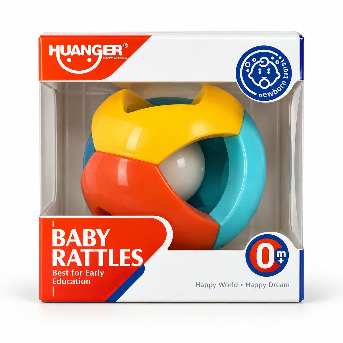 Colorful Baby Rattle - Easy Grip Early Learning