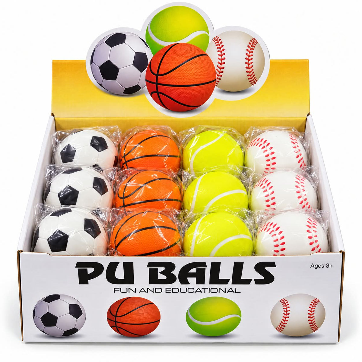 PU Soft Sports Balls Set