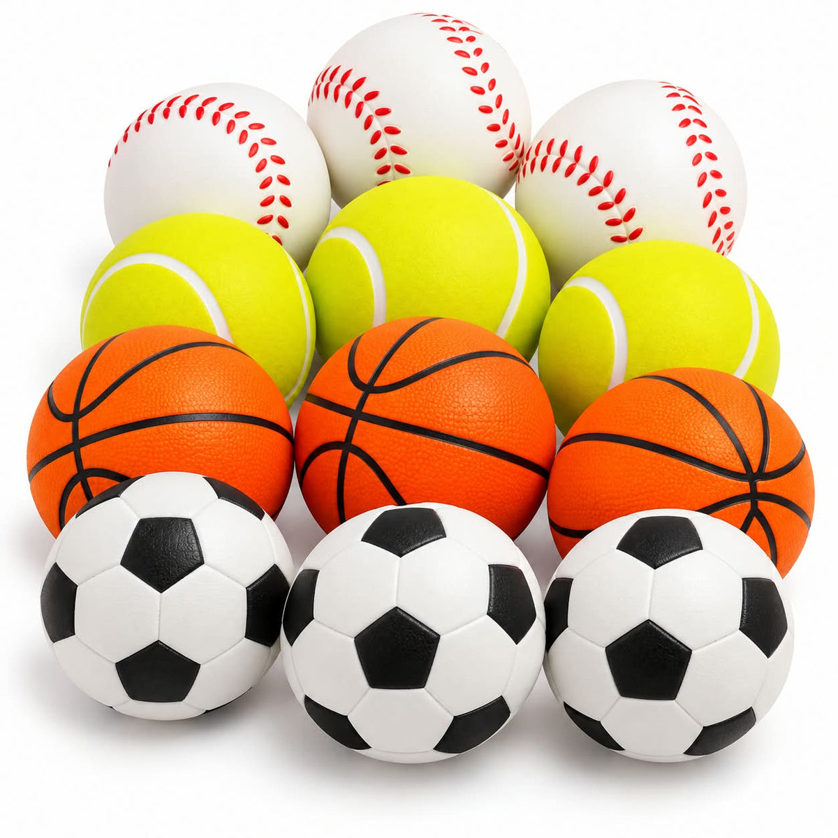 PU Soft Sports Balls Set