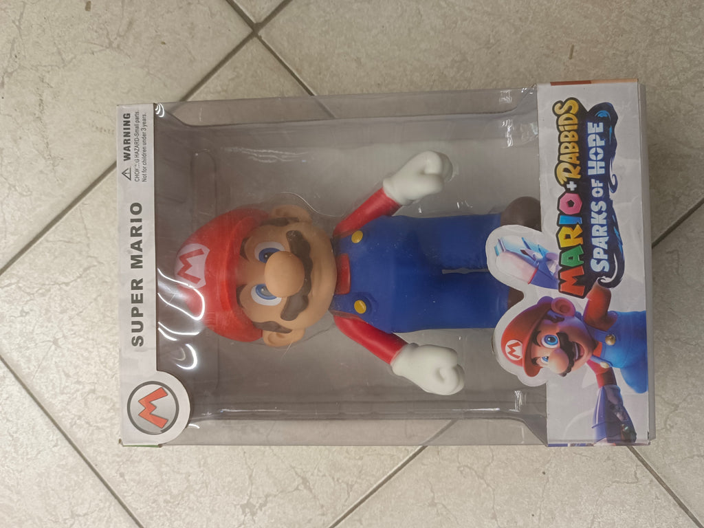 Super Mario Sparks of Hope figure sealed in its display box